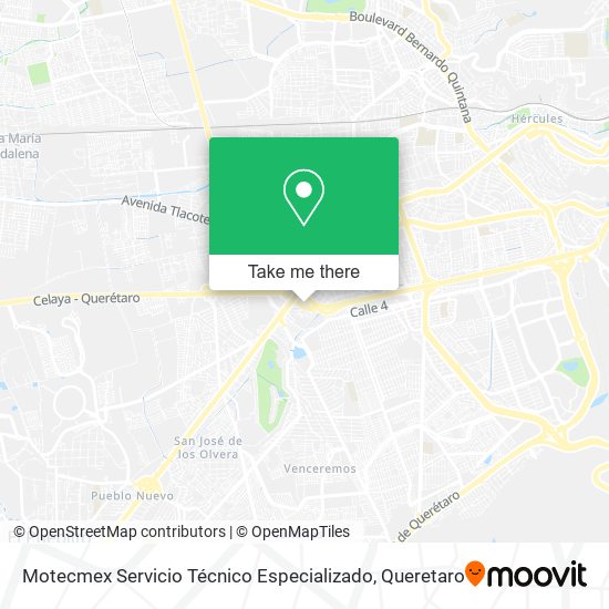 Motecmex Servicio Técnico Especializado map