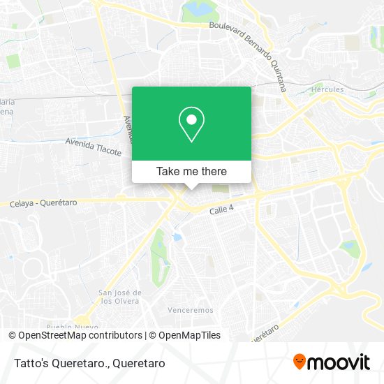 Tatto's Queretaro. map