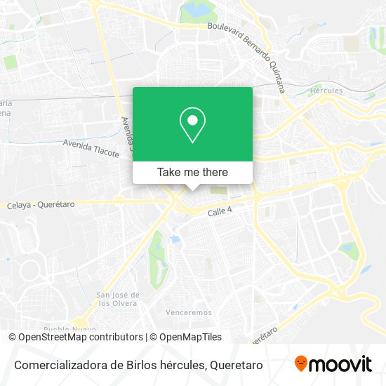 Mapa de Comercializadora de Birlos hércules