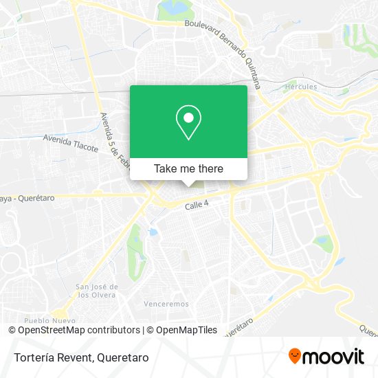 Tortería Revent map