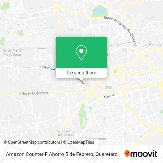 Amazon Counter-F Ahorro 5 de Febrero map