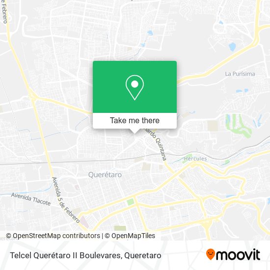 Telcel Querétaro II Boulevares map