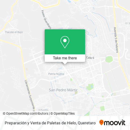 Preparación y Venta de Paletas de Hielo map