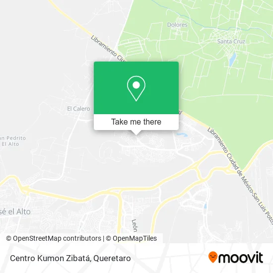 Mapa de Centro Kumon Zibatá