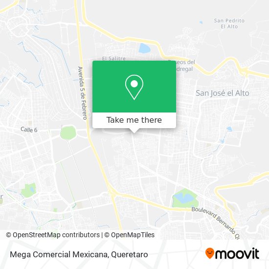 Mega Comercial Mexicana map