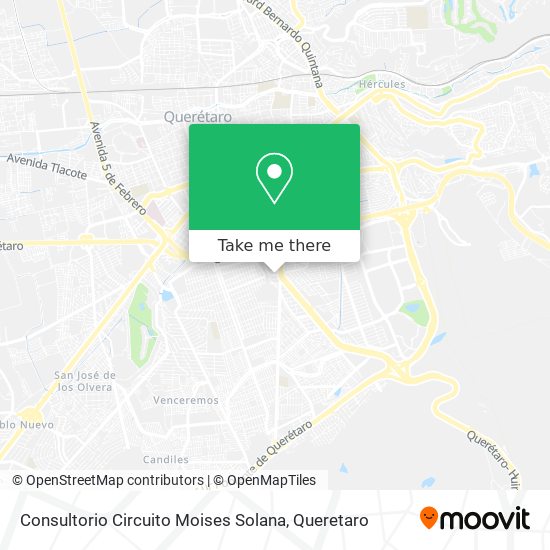 Mapa de Consultorio Circuito Moises Solana