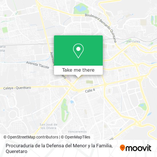 Procuraduría de la Defensa del Menor y la Familia map