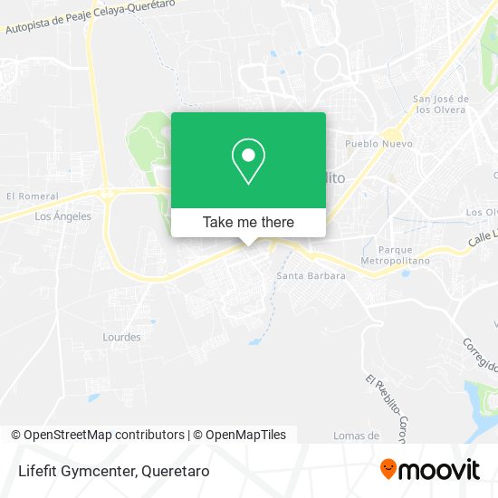 Lifefit Gymcenter map