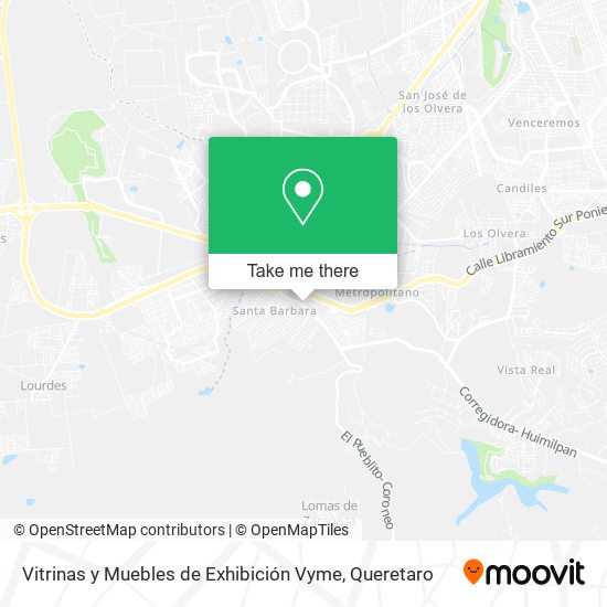 Mapa de Vitrinas y Muebles de Exhibición Vyme