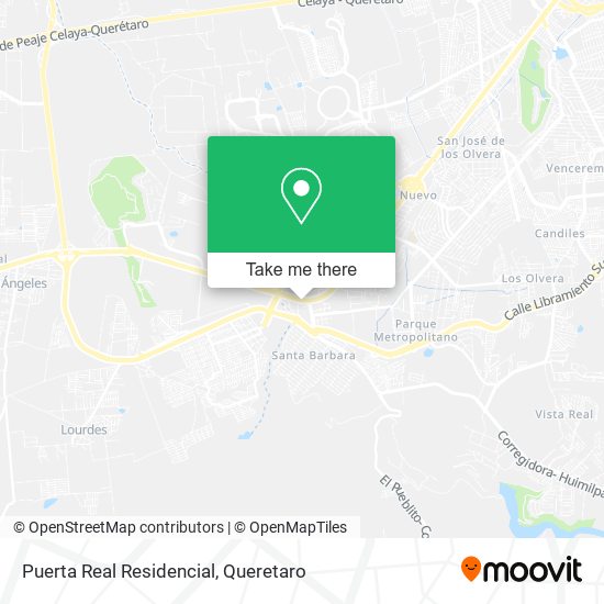 Puerta Real Residencial map