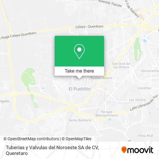 Tuberias y Valvulas del Noroeste SA de CV map