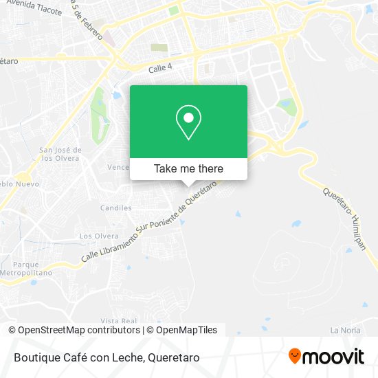 Boutique Café con Leche map