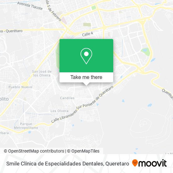 Mapa de Smile Clínica de Especialidades Dentales