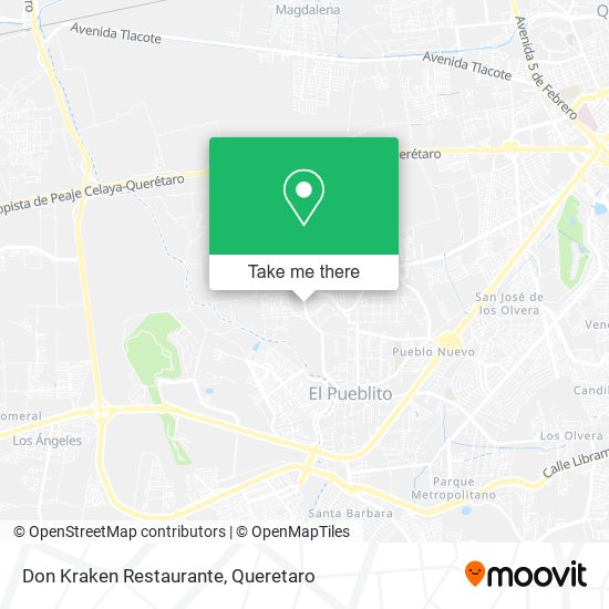 Mapa de Don Kraken Restaurante