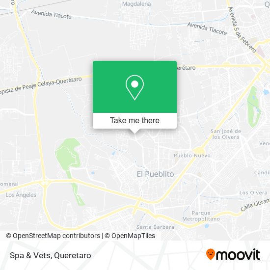 Mapa de Spa & Vets