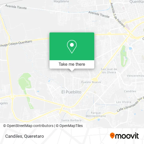 Candiles map
