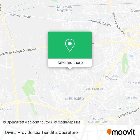 Mapa de Divina Providencia Tiendita