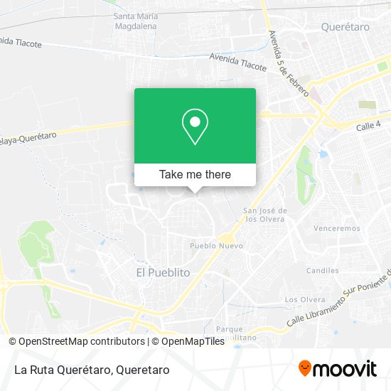 La Ruta Querétaro map