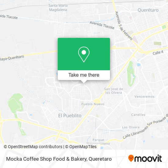 Mocka Coffee Shop Food & Bakery map