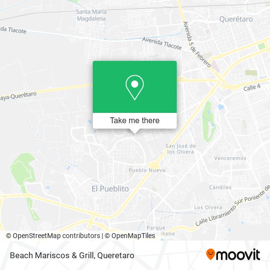 Mapa de Beach Mariscos & Grill