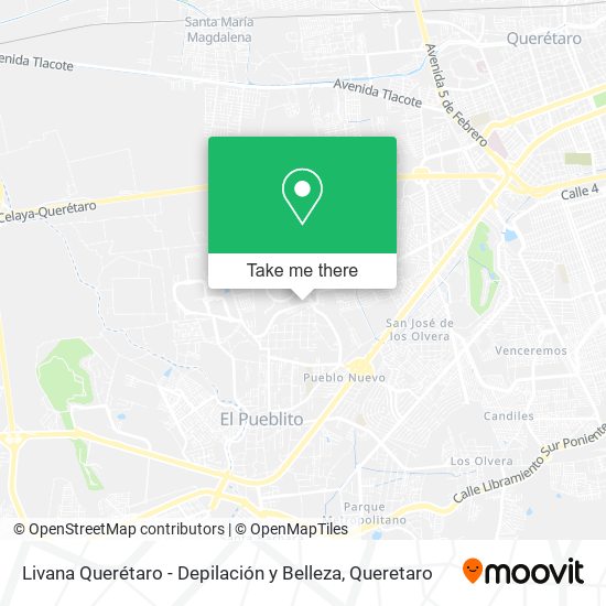 Livana Querétaro - Depilación y Belleza map