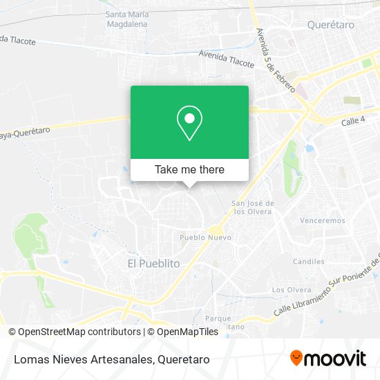 Mapa de Lomas Nieves Artesanales