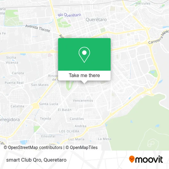 smart Club Qro map