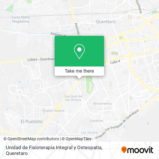 Unidad de Fisioterapia Integral y Osteopatía map
