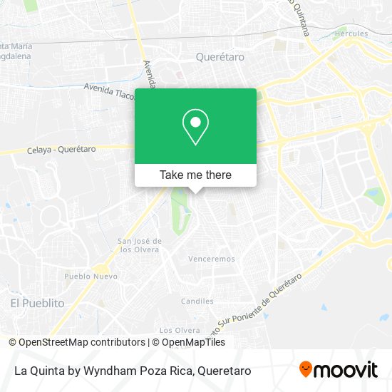 Mapa de La Quinta by Wyndham Poza Rica