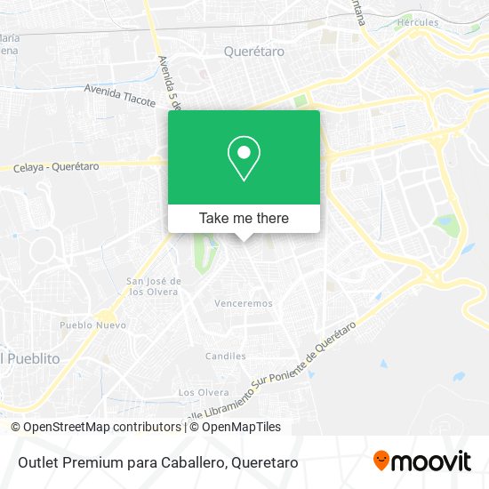 Outlet Premium para Caballero map