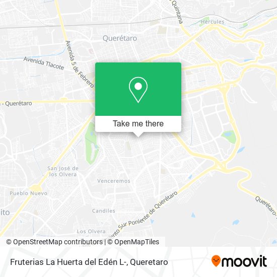 Fruterias La Huerta del Edén L- map