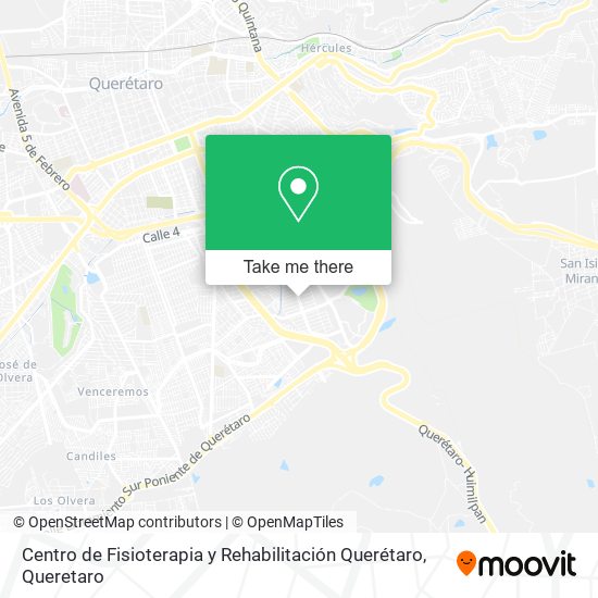 Mapa de Centro de Fisioterapia y Rehabilitación Querétaro