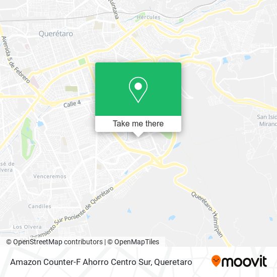 Amazon Counter-F Ahorro Centro Sur map