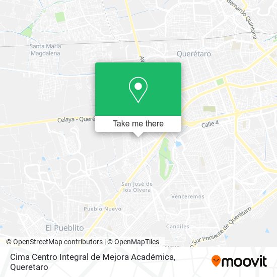 Cima Centro Integral de Mejora Académica map