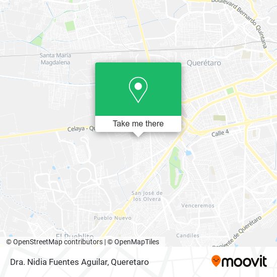 Dra. Nidia Fuentes Aguilar map