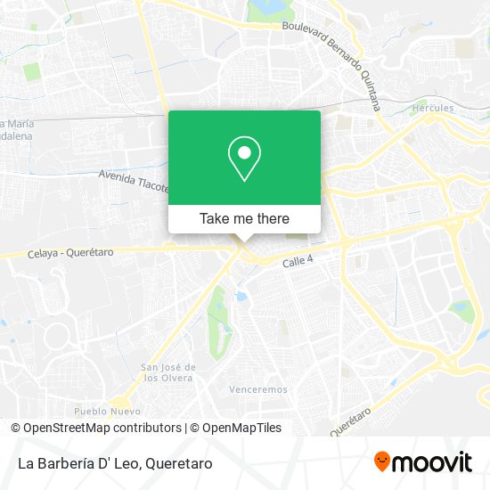 La Barbería D' Leo map