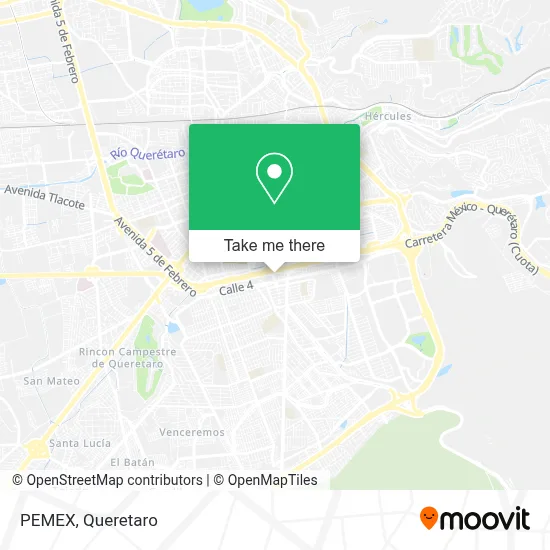 PEMEX map
