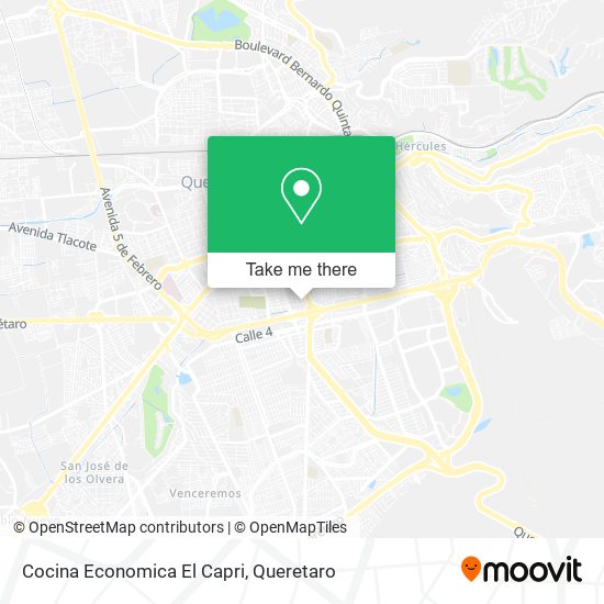 Cocina Economica El Capri map