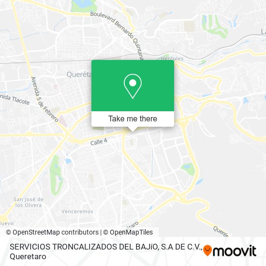 SERVICIOS TRONCALIZADOS DEL BAJíO, S.A DE C.V. map