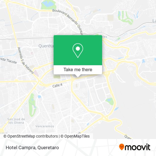 Hotel Campra map