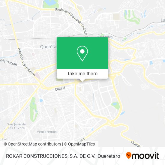 Mapa de ROKAR CONSTRUCCIONES, S.A. DE C.V.