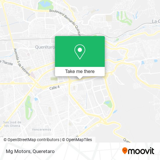 Mg Motors map