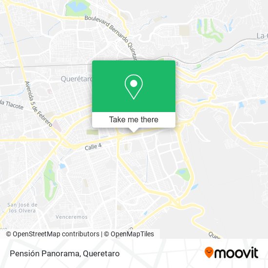 Pensión Panorama map