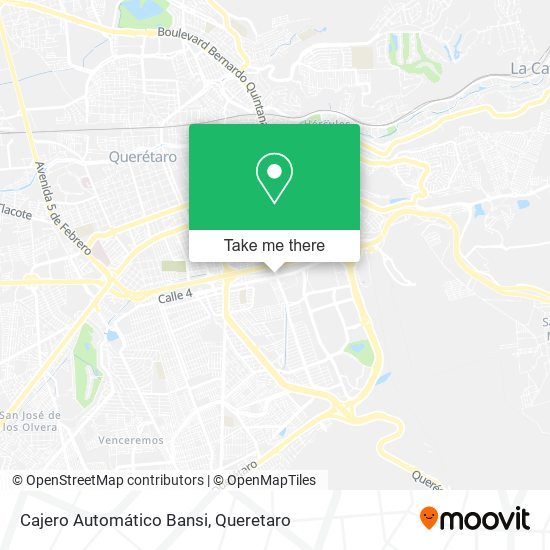 Cajero Automático Bansi map