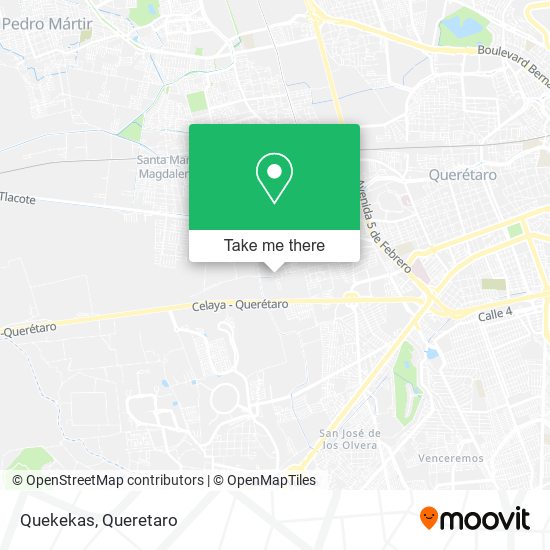 Mapa de Quekekas