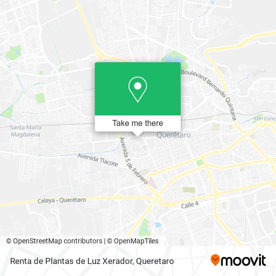 Renta de Plantas de Luz Xerador map