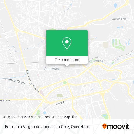 Farmacia Virgen de Juquila La Cruz map