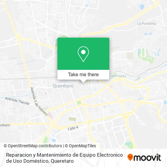 Reparacion y Mantenimiento de Equipo Electronico de Uso Doméstico map