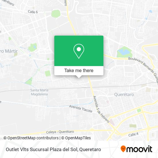 Mapa de Outlet Vlts Sucursal Plaza del Sol