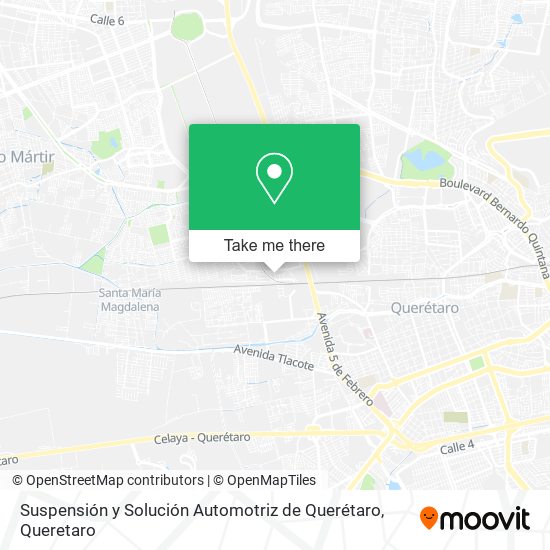 Suspensión y Solución Automotriz de Querétaro map